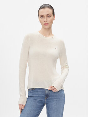 Tommy Hilfiger Tommy Hilfiger Pullover Soft Wool C-Nk Sweater WW0WW40264 Gelb Regular Fit