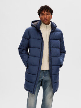 Selected Homme Selected Homme Pūkinė striukė 16089959 Tamsiai mėlyna Regular Fit