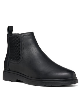 Geox Geox Kotníková obuv s elastickým prvkem U Spherica Ec1 B U66CJA 00047 C9999 Černá