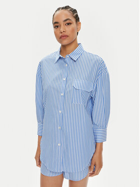 ViCOLO ViCOLO Koszula TB2750 Niebieski Oversize