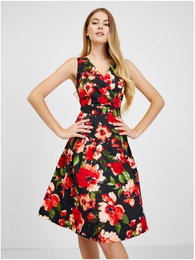 Orsay Orsay Sukienka 471704660000__40 Czarny Regular Fit