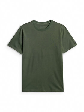 4F 4F T-Shirt ESSENTIALS Khaki Regular Fit