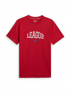 4F 4F T-Shirt SPORTS CLUB Czerwony Regular Fit