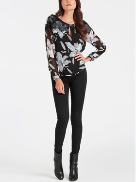 Guess Guess Bluzka W93H92 W8SL0 Czarny Regular Fit