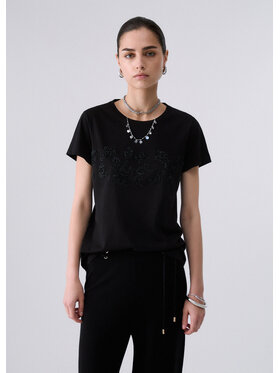 Liu Jo Liu Jo T-shirt TF6242JS923L9503 Nero Regular Fit