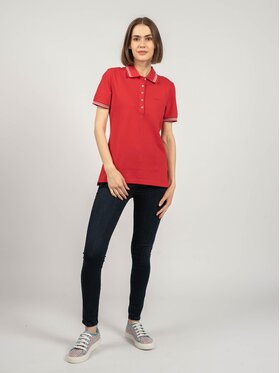 Geox Geox Polo W1210A/T2649 | W Sustin Czerwony Regular Fit