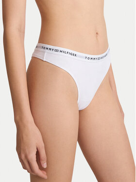 Tommy Hilfiger Tommy Hilfiger Chilot tanga UW0UW05875 Alb