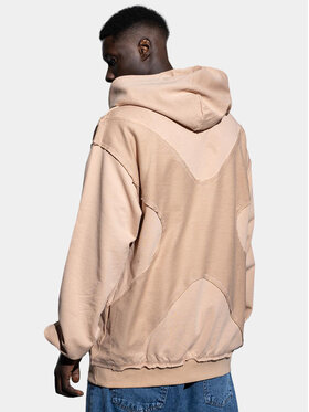 Point X Point X Bluza Bluza Z Kapturem Oversize Męska Beżowa Point X Central X M Beżowy Oversize