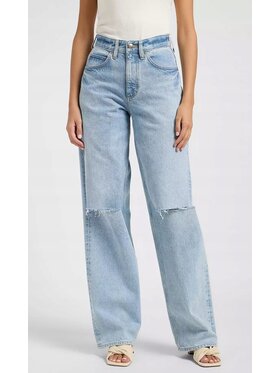 Lee Lee Jeansy Rider Loose Niebieski Loose Fit