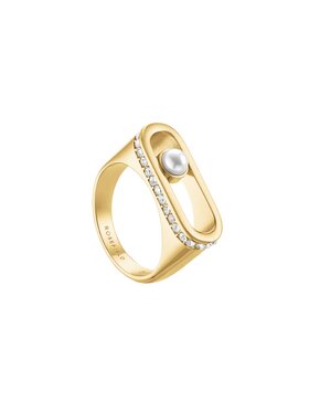Rosefield Rosefield Pierścionek MODERN PEARL Złoty