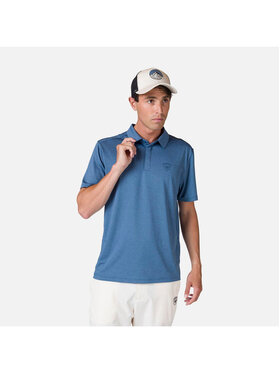 Rossignol Rossignol Polo Slub Polo Niebieski Regular Fit