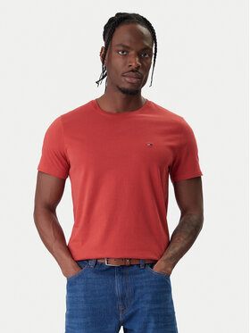 Tommy Jeans Tommy Jeans T-Shirt DM0DM04411 Červená Slim Fit