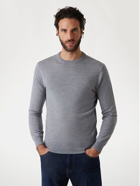 Guess Guess Sweter 170947 Szary Classic Fit