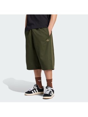 adidas adidas Szorty materiałowe 169001 Zielony Oversize