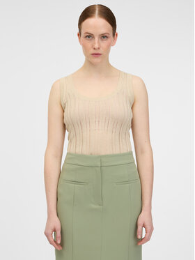 Orsay Orsay Top 1000619048000__L Beżowy Regular Fit