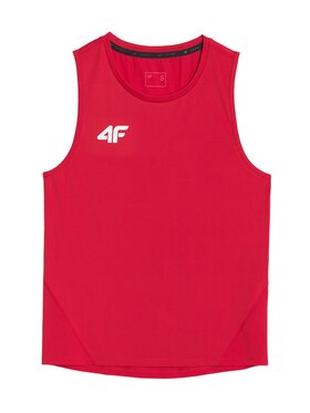 4F 4F Koszulka techniczna NOS Czerwony Regular Fit
