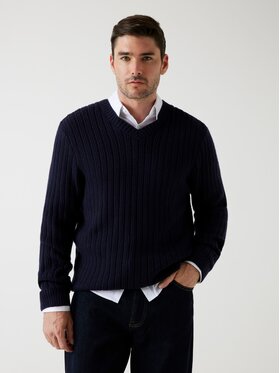 Guess Guess Sweter 178975 Niebieski Classic Fit