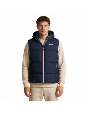 Geographical Norway Geographical Norway Kamizelka WZ6240H/GN-NAVY Granatowy Reglan Fit