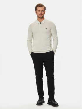 Boss Džemper Momentum 50520604 Bež Slim Fit