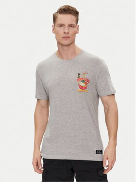 Brave Soul Brave Soul T-Shirt MTS-149TAKEAWAY Grau Straight Fit