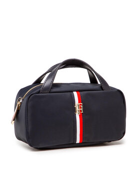 Tommy Hilfiger Tommy Hilfiger Pochette per cosmetici Poppy Make Up Case Corp AW0AW11613 Blu scuro