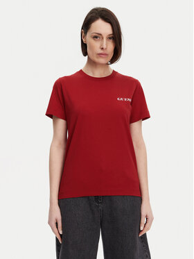 Guess Guess T-Shirt W5RI04 I3Z14 Červená Regular Fit
