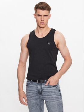 Guess Guess Мъжки топ U97M02 K6YW1 Черен Regular Fit