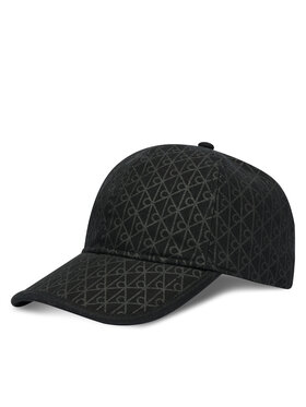 Calvin Klein Calvin Klein Cappellino Emblem Print W Leather Patch Cap LV04D5029G Nero