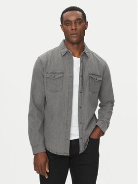 Only & Sons Only & Sons Τζιν πουκάμισο Bane 22023247 Γκρι Regular Fit
