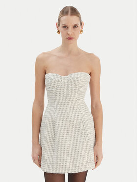 Bardot Bardot Koktel haljina Florine 60134DB Écru Slim Fit