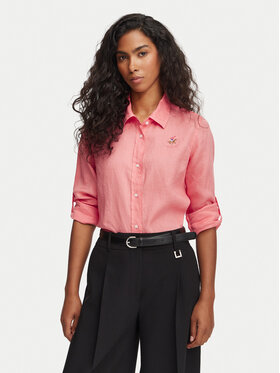 Beverly Hills Polo Club Beverly Hills Polo Club Cămașă P-SS26W-SH0004 Coral Regular Fit