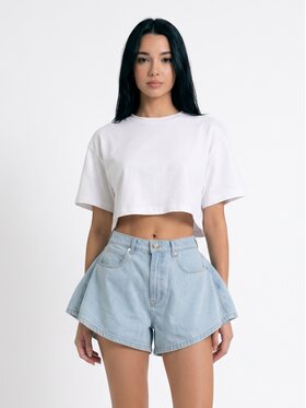 MissDenim MissDenim Szorty jeansowe Skorts Niebieski Regular Fit