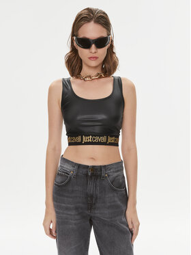 Just Cavalli Just Cavalli Top 75PAM204 Černá Slim Fit