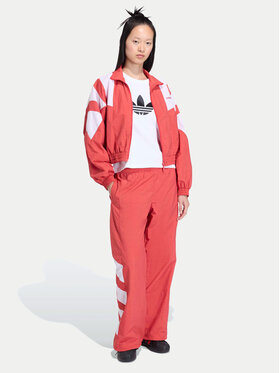 adidas adidas Pantaloni da tuta Blocked Washed KD8791 Rosso Loose Fit