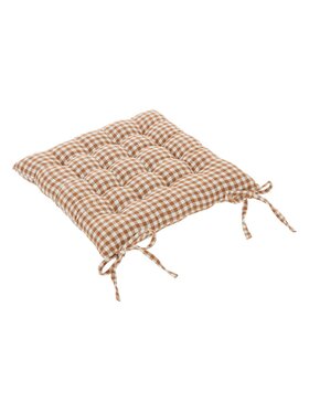 MIAhome MIAhome Poduszka na krzesło 38x38 cm KRATKA Kolorowy