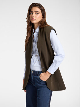 Elena Mirò Elena Mirò Giacca outdoor R147Z000021N0F5 Verde Slim Fit