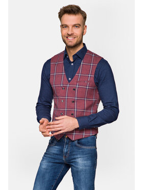 Lancerto Lancerto Kamizelka Haifa Czerwony Regular Fit