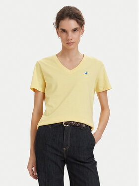 Beverly Hills Polo Club Beverly Hills Polo Club Tricou P-SS26W-TS5165188 Galben Regular Fit