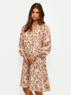 Kaffe Kaffe Sukienka letnia Johanna 10508335 Różowy Regular Fit
