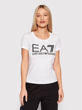 EA7 Emporio Armani EA7 Emporio Armani T-shirt 3LTT46 TJFVZ 1100 Bijela Regular Fit