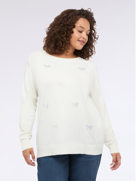 Fiorella Rubino Fiorella Rubino Maglione M757L008142N011 Bianco Regular Fit