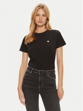 Guess Guess T-Shirt V4YI09 J1314 Černá Regular Fit