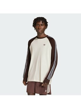 adidas adidas Longsleeve 161521 Biały Loose Fit