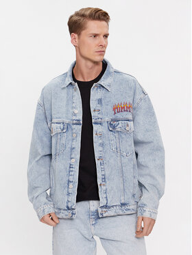 Tommy Jeans Tommy Jeans Kurtka jeansowa Aiden DM0DM17917 Niebieski Regular Fit