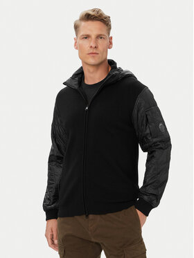 C.P. Company C.P. Company Преходно яке 21CMKN167A006390M Черен Regular Fit