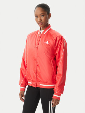adidas adidas Bomber-jakk Stadium JZ6921 Punane Loose Fit