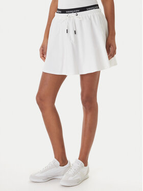 Tommy Jeans Tommy Jeans Minigonna DW0DW22299 Bianco Regular Fit