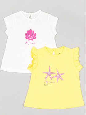 Zippy Zippy Set di 2 T-shirt ZBGAP0303 23014 Multicolore Regular Fit