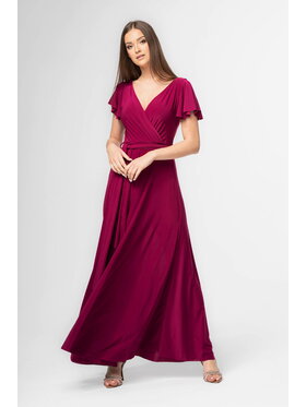 Aurora Aurora Sukienka Abelia Fioletowy Feminine Fit