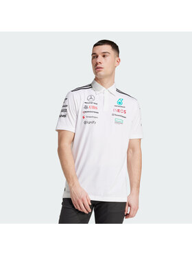adidas adidas Polo 148073 Biały Regular Fit